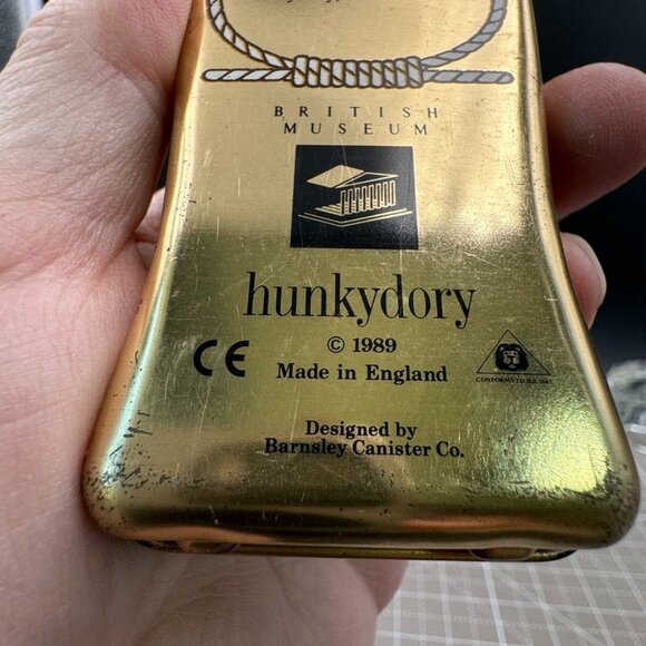 Egyptian Sarcophagus "Hunkydory" Barnsley Canister Co. British Museum Collectibl - Picture 7 of 7